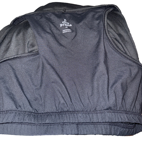 Prana Dress‎ SzXL Black Built-in Bra Active Casual Athleisure Sleeveless - Picture 11 of 11